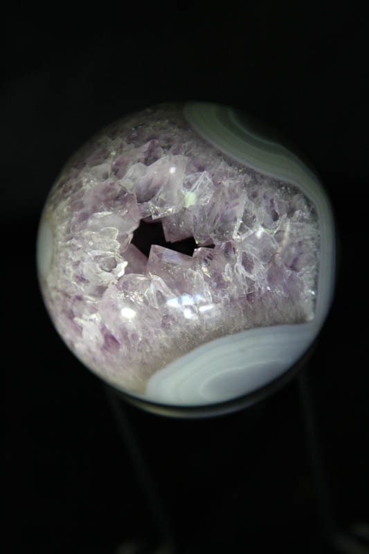 Amethyst Geode Sphere -0
