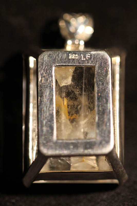Phantom Clear quartz pendant -1688