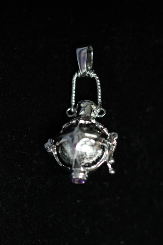 Meteorite Pendant Amethyst / Citrine / Moldovite-0