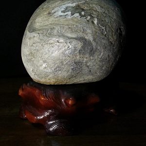 Suiseki Stone - "A motion and a spirit"-0