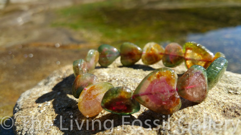 Tourmaline Bracelet - Hearts -0